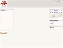 Tablet Screenshot of courses.nd-bg.org